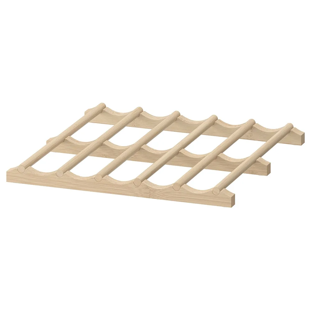 IKEA VARIERA (ИКЕА ВАРИЕРА) — Полка для бутылок, бамбук
