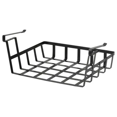 IKEA PÅLYCKE (ИКЕА ПОЛИКЕ) — Корзина с зажимом, антрацит 36x26x14 см