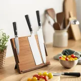 IKEA SPJUTFISK (ИКЕА СПЙУТФИСК) — Держатель для ножей, магнитный бамбук 24x20 см — фото 2