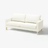 IKEA SALTSJÖBADEN (ИКЕА САЛТШЁБАДЕН) — Чехол на диван 3-местный, Blekinge белый — фото 2
