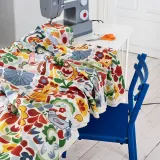 IKEA CINTIAKAKTUS (ИКЕА СИНТИАКАКТУС) — Отрезная ткань, белый/разноцветный 150x300 см — фото 4
