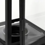 IKEA BORRBY (ИКЕА БОРРБЙ) — Фонарь, для дома/улицы, чёрный 20 см — фото 5