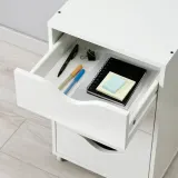 IKEA FRIIDROTT (ИКЕА ФРИИДРОТТ) — Комод на колёсиках, белый 35x56 см — фото 6