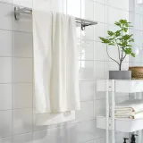 IKEA VÅGSJÖN (ИКЕА ВОГШЁН) — Полотенце банное, белое 70x140 см — фото 4