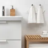 IKEA VÅGSJÖN (ИКЕА ВОГШЁН) — Полотенце для лица, белое 30x30 см — фото 4
