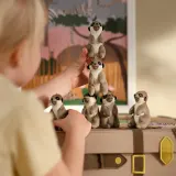 IKEA SANDLÖPARE (ИКЕА САНДЛЁПАРЕ) — Мягкая игрушка, сурикат/мини бежевый 8 см — фото 2