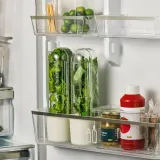 IKEA KLIPPKAKTUS (ИКЕА КЛИППКАКТУС) — Контейнер для зелени в холодильник, прозрачный 10x9x28 см — фото 2