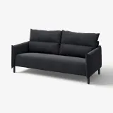 IKEA MANNARP (ИКЕА МАННАРП) — Чехол на 3-местный диван, Саксемара чёрно-синий — фото 2