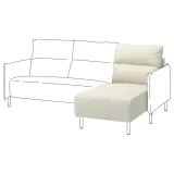 IKEA MANNARP (ИКЕА МАННАРП) — Чехол на козетку, Гуннаред бежевый — фото 2