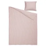 IKEA SOLFIBBLA (ИКЕА СОЛФИББЛА) — Пододеяльник и наволочка, белый/красный в полоску 150х200/50х60 см — фото 6