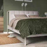 IKEA GULLSTRÅLE (ИКЕА ГУЛЛСТРОЛЕ) — Покрывало, серо-зеленый 230х250 см — фото 3