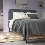 IKEA TRATTVIVA (ИКЕА ТРАТТВИВА) — Покрывало, темно-серый 230х250 см — фото 3