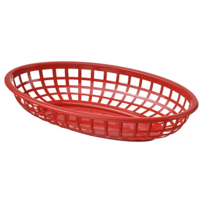 IKEA GRILLTIDER (ИКЕА ГРИЛЛТИДЕР) — Корзина для подачи, ярко-красный