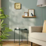 IKEA SKOGSSVALA (ИКЕА СКОГССВАЛА) — Настенные часы, шпон дуба 24х24 см — фото 2