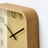 IKEA SKOGSSVALA (ИКЕА СКОГССВАЛА) — Настенные часы, шпон дуба 24х24 см — фото 3
