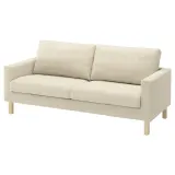 IKEA SALTSJÖBADEN (ИКЕА САЛТШЁБАДЕН) — Чехол для 3-местного дивана, Фридтуна светло-бежевый — фото 2