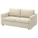 IKEA SALTSJÖBADEN (ИКЕА САЛТШЁБАДЕН) — Чехол для 2-местного дивана-кровати, Фридтуна светло-бежевый — фото 2