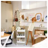 IKEA DAGGKAPRIFOL (ИКЕА ДАГГКАПРИФОЛ) — Полка для фотографий, белая 49 см — фото 4