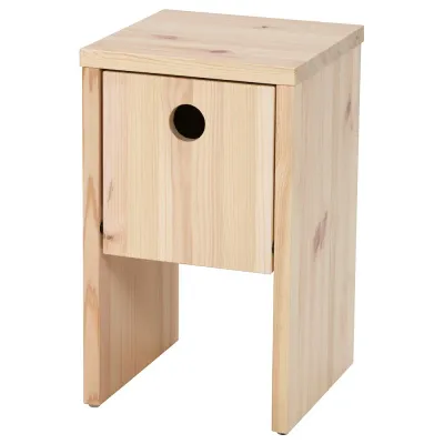 IKEA PS 2026 (ИКЕА ПС 2026) — Тумба прикроватная, сосна с откидной дверцей 30х30х50 см