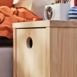 IKEA PS 2026 (ИКЕА ПС 2026) — Тумба прикроватная, сосна с откидной дверцей 30х30х50 см — фото 5