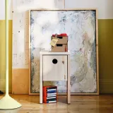 IKEA PS 2026 (ИКЕА ПС 2026) — Тумба прикроватная, сосна с откидной дверцей 30х30х50 см — фото 6