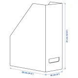 IKEA FJÄDERHARV (ИКЕА ФЙЭДЕРХАРВ) — Накопитель для бумаг, зелёный в горошек — фото 8