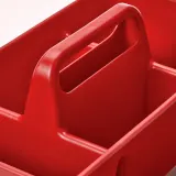 IKEA STACKSTOD (ИКЕА СТАКСТОД) — Органайзер для стола, красный 32х18х16 см — фото 5