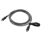 IKEA RUNDHULT (ИКЕА РУНДХУЛТ) — Кабель USB-C, USB-C, чёрный/белый 1,5 м/100 Вт — фото 1