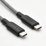 IKEA RUNDHULT (ИКЕА РУНДХУЛТ) — Кабель USB-C, USB-C, чёрный/белый 1,5 м/100 Вт — фото 2