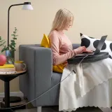 IKEA RUNDHULT (ИКЕА РУНДХУЛТ) — Кабель USB-C, USB-C, чёрный/белый 1,5 м/100 Вт — фото 3