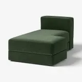 IKEA JÄTTEBO (ИКЕА ЙЭТТЕБО) — Чехол на модуль шезлонг правый, Johanneshov темно-зеленый — фото 2