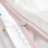 IKEA BARNDRÖM (ИКЕА БАРНДРЁМ) — Пододеяльник и наволочка, белый разноцветный/единороги 150х200/50х60 см — фото 5