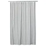 IKEA STAVBJÖRNBÄR (ИКЕА СТАВБЙЁРНБЭР) — Штора для ванной, черный/белый 180х200 см — фото 1