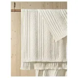 IKEA SÖRBYSKOGEN (ИКЕА СЁРБИСКОГЕН) — Плед, кремовый 130х170 см — фото 2