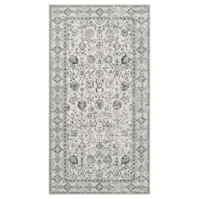 IKEA LOKALTÅG (ИКЕА ЛОКАЛТОГ) — Ковер с коротким ворсом, бежевый/серый 80х150 см