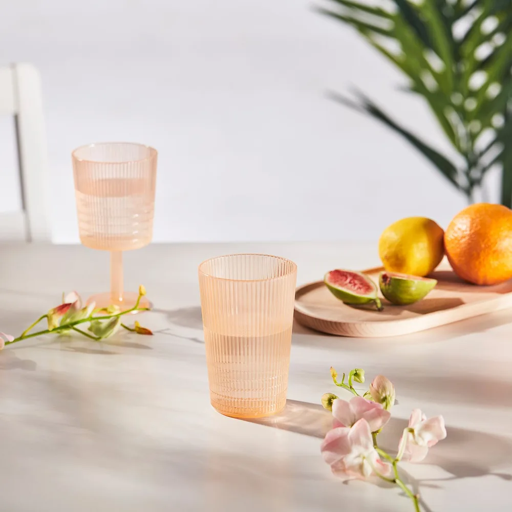 IKEA KALLSINNIG (ИКЕА КАЛЛСИННИГ) — Стакан, пластик/оранжевый 38 сл