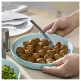 IKEA VITBLECKA (ИКЕА ВИТБЛЕКА) — Тарелка, бирюзовый 21 см — фото 3