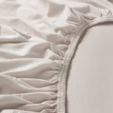 IKEA VÅRVIAL (ИКЕА ВОРВИАЛ) — Простыня на резинке, бежевая 120x200 см — фото 2