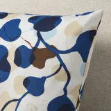 IKEA PERSIKOTRÄD (ИКЕА ПЕРСИКОТРЭД) — Наволочка декоративная, синий/лист 40x58 см — фото 3