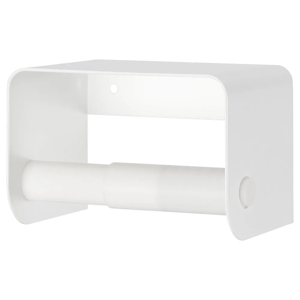 IKEA ENUDDEN (ИКЕА ЕНУДДЕН) — Держатель для туалетной бумаги, белый 9x13x8 см