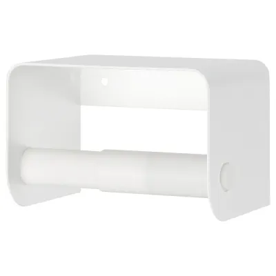 IKEA ENUDDEN (ИКЕА ЕНУДДЕН) — Держатель для туалетной бумаги, белый 9x13x8 см