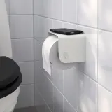 IKEA ENUDDEN (ИКЕА ЕНУДДЕН) — Держатель для туалетной бумаги, белый 9x13x8 см — фото 2