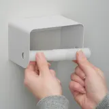 IKEA ENUDDEN (ИКЕА ЕНУДДЕН) — Держатель для туалетной бумаги, белый 9x13x8 см — фото 3