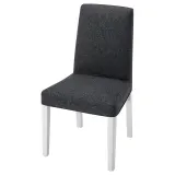 IKEA BERGMUND (ИКЕА БЕРГМУНД) — Чехол на стул, Гуннаред тёмно-серый — фото 3