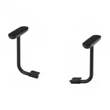IKEA FLINTAN (ИКЕА ФЛИНТАН) - Подлокотники, 2 шт - чёрный — фото 1