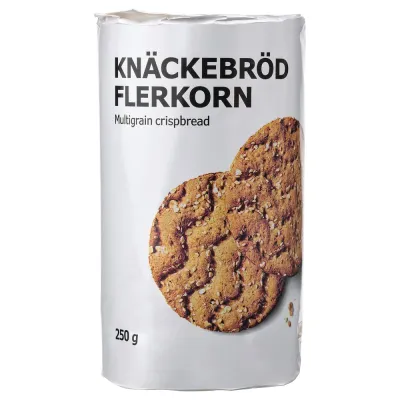 IKEA KNÄCKEBRÖD FLERKORN  (ИКЕА КНЭКЕБРЁД ФЛЕРКОРН)  -  Хлебцы хрустящие многозерновые