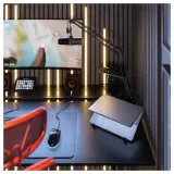 IKEA LÅNESPELARE (ИКЕА ЛОНЕСПЕЛАРЕ) - Подставка для ноутбука - складная/синяя — фото 4