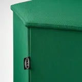 IKEA KJUGE (ИКЕА КЙУГЕ) - Пуф с отделением для хранения - Виссле насыщенный зелёный — фото 5