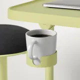 IKEA BJÖRKÅSEN (ИКЕА БЙЁРКОСЕН) - Столик для ноутбука - жёлто-зелёный — фото 5