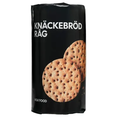 IKEA KNÄCKEBRÖD RÅG  (ИКЕА КНЭКЕБРЁД РОГ)  -  Хлебцы ржаные хрустящие